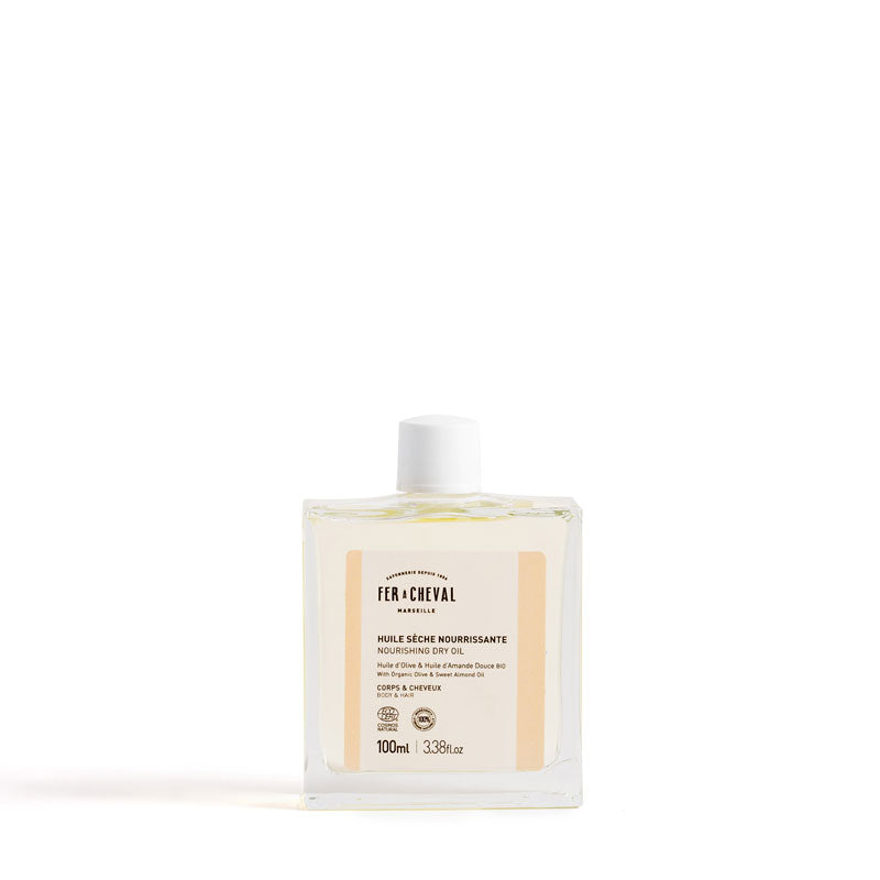 Huile Sèche Nourrissante 100 ml - Savonnerie Fer à Cheval