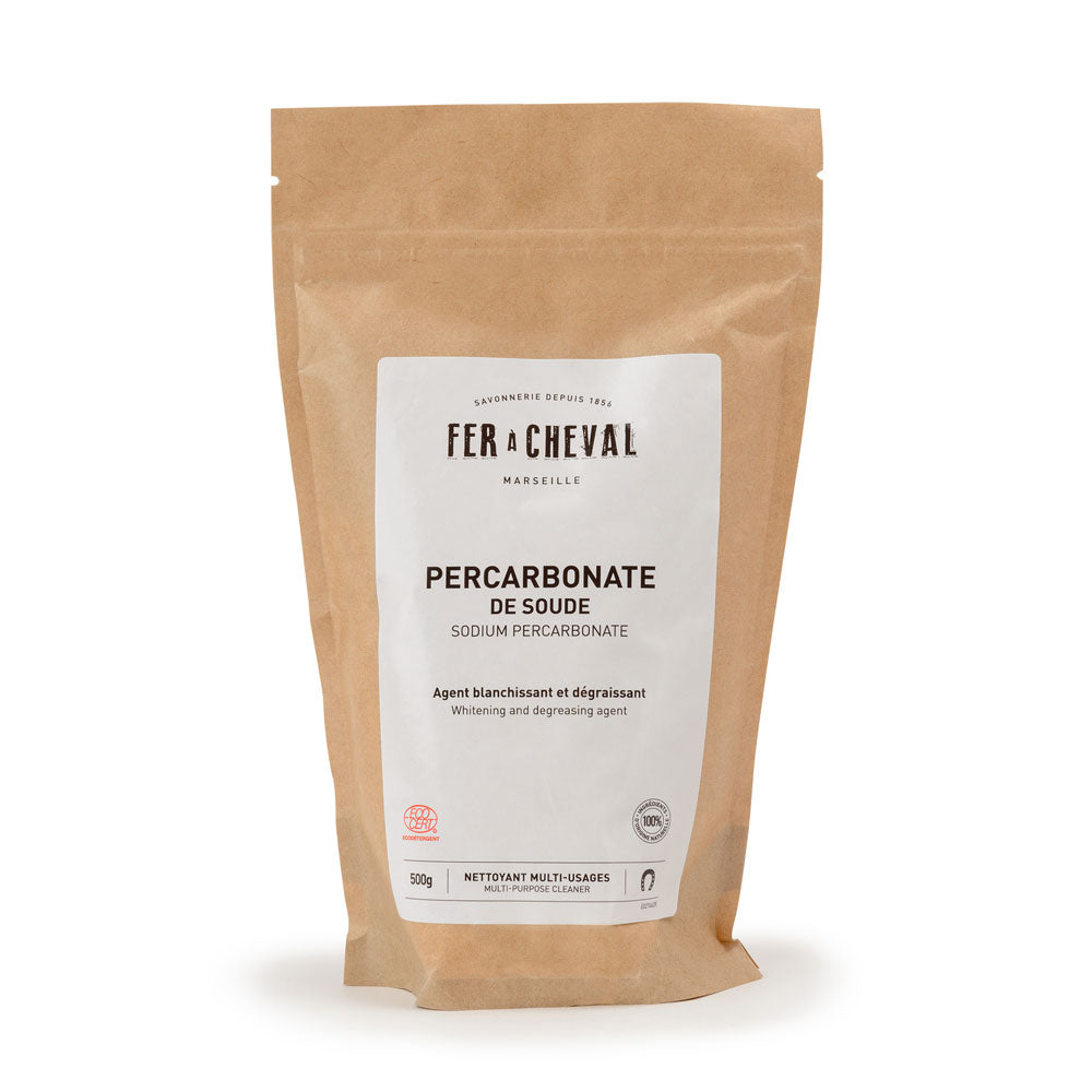 Percarbonate de Soude 500g - Savonnerie Fer à Cheval