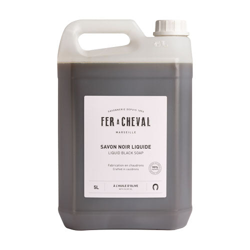 Savon Noir Liquide 5L - Savonnerie Fer à Cheval