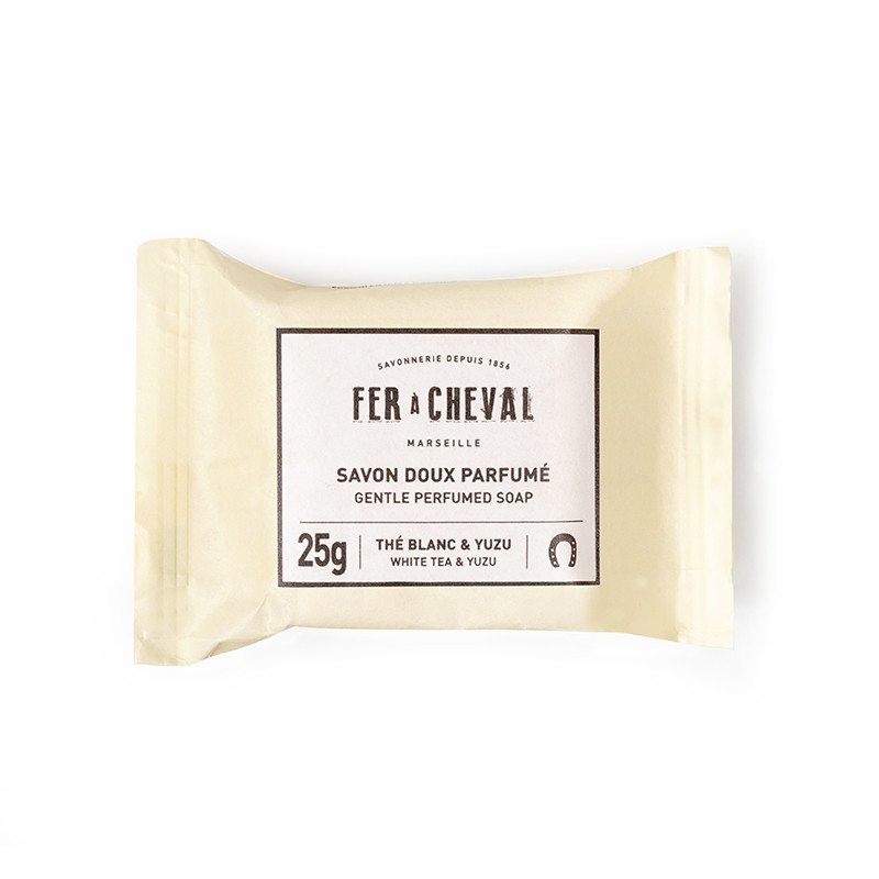 Savon doux parfumé thé blanc yuzu 25g - Savonnerie Fer à Cheval