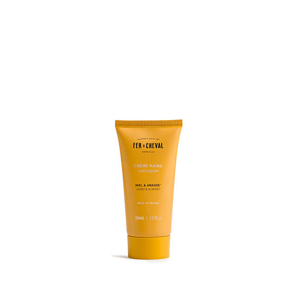 Crème Mains Parfumée Miel & Amande 30ml - Savonnerie Fer à Cheval