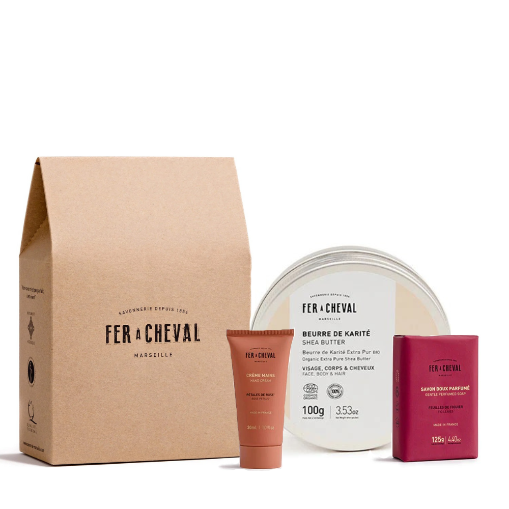 Cadeau Peau Douce à composer: Nutri Karité, Savon Doux Crème main - Savonnerie Fer à Cheval