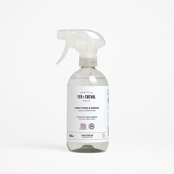 Spray Vitres & Miroirs 500ml - Savonnerie Fer à Cheval