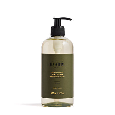 Savon Liquide de Marseille Verveine 500ml - Savonnerie Fer à Cheval