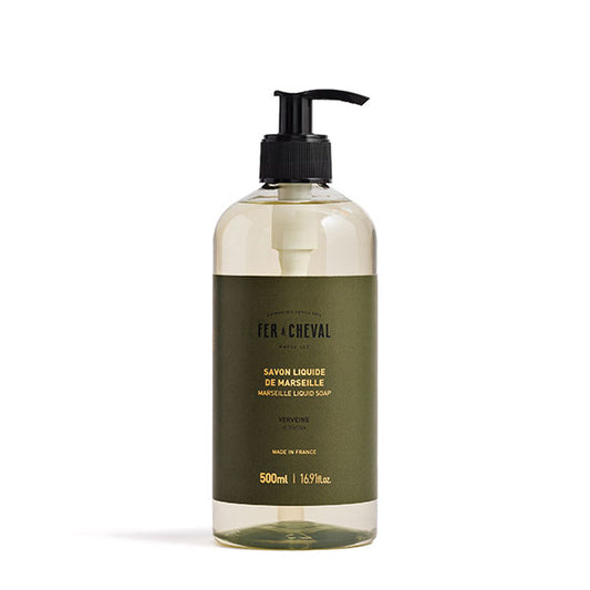 Savon Liquide de Marseille Verveine 500ml - Savonnerie Fer à Cheval