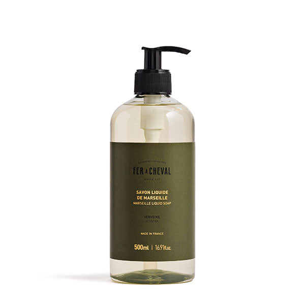 Savon Liquide de Marseille Verveine 500ml - Savonnerie Fer à Cheval