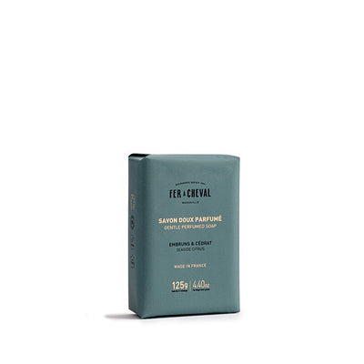 Savon Doux Parfumé Embruns & Cédrat 125g - Savonnerie Fer à Cheval