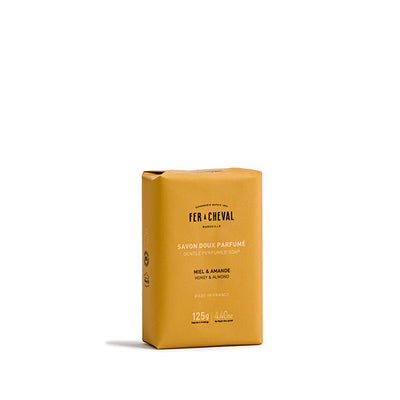Savon Doux Parfumé Miel & Amande 125g - Savonnerie Fer à Cheval