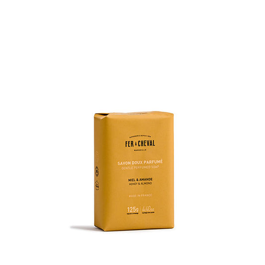 Savon Doux Parfumé Miel & Amande 125g - Savonnerie Fer à Cheval