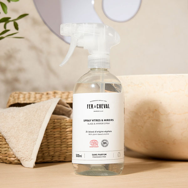 Spray Vitres & Miroirs 500ml - Ambiance - Savonnerie Fer à Cheval