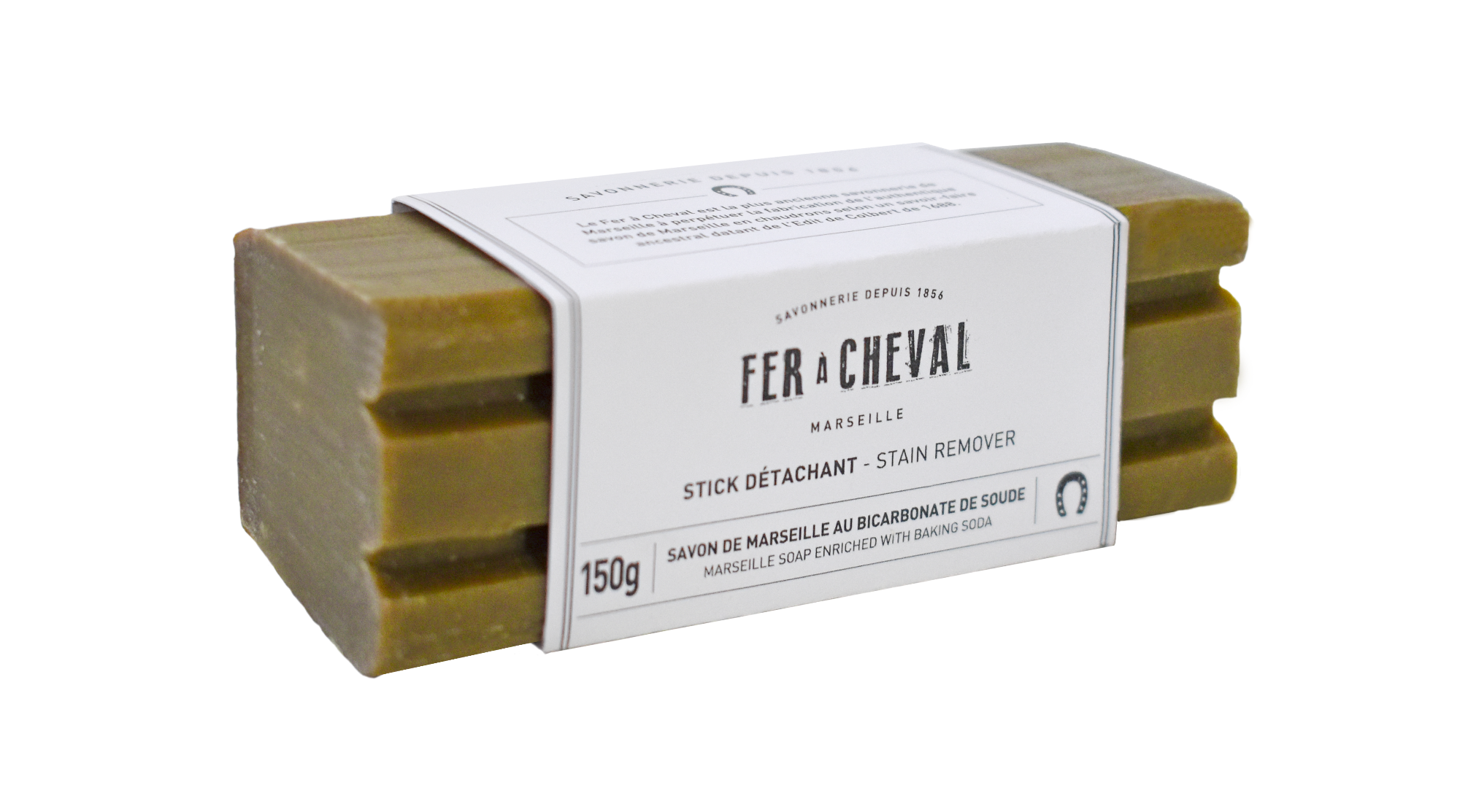 Stick Détachant au Bicarbonate de Soude 150g - Savonnerie Fer à Cheval
