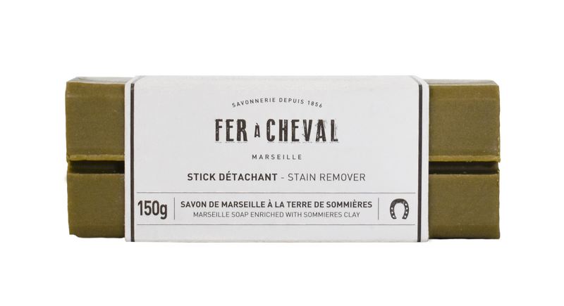 Stick Détachant à la Terre de Sommières 150g - Savonnerie Fer à Cheval