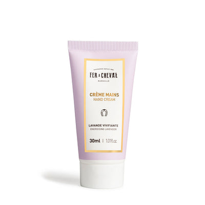 Crème Mains Parfumée Lavande Vivifiante 30ml - Savonnerie Fer à Cheval