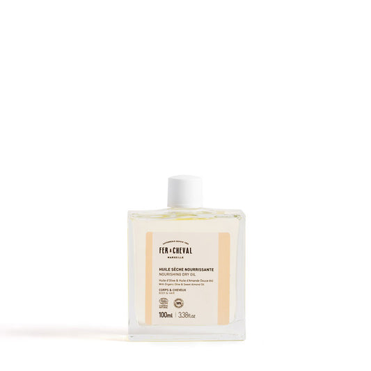 Huile Sèche Nourrissante 100 ml - Savonnerie Fer à Cheval