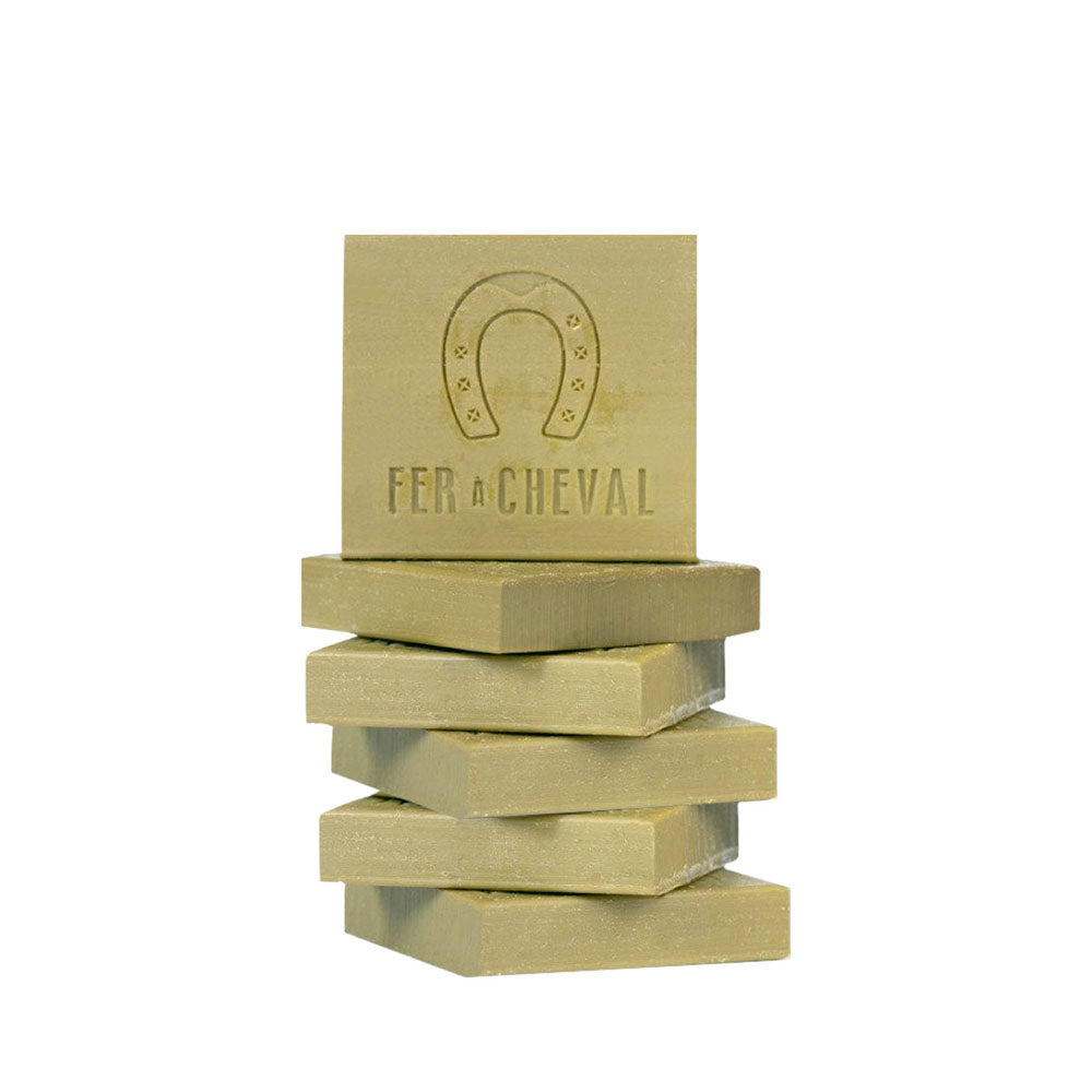 Tranche Pur Olive 6x65g - Savonnerie Fer à Cheval